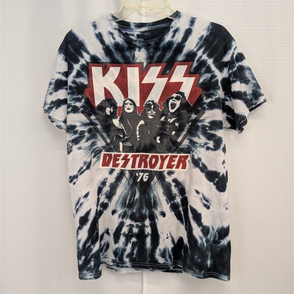 Liquid Blue Kiss Destroyer '76 1976 Tour Concert Band Repro Size Medium T-Shirt - Picture 1 of 5